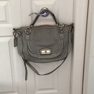 Coach Leather Weave Satchel